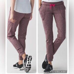 Lululemon Base Runner Pant III in Heathered Bordeaux
Drama/Bon Bon Size 2